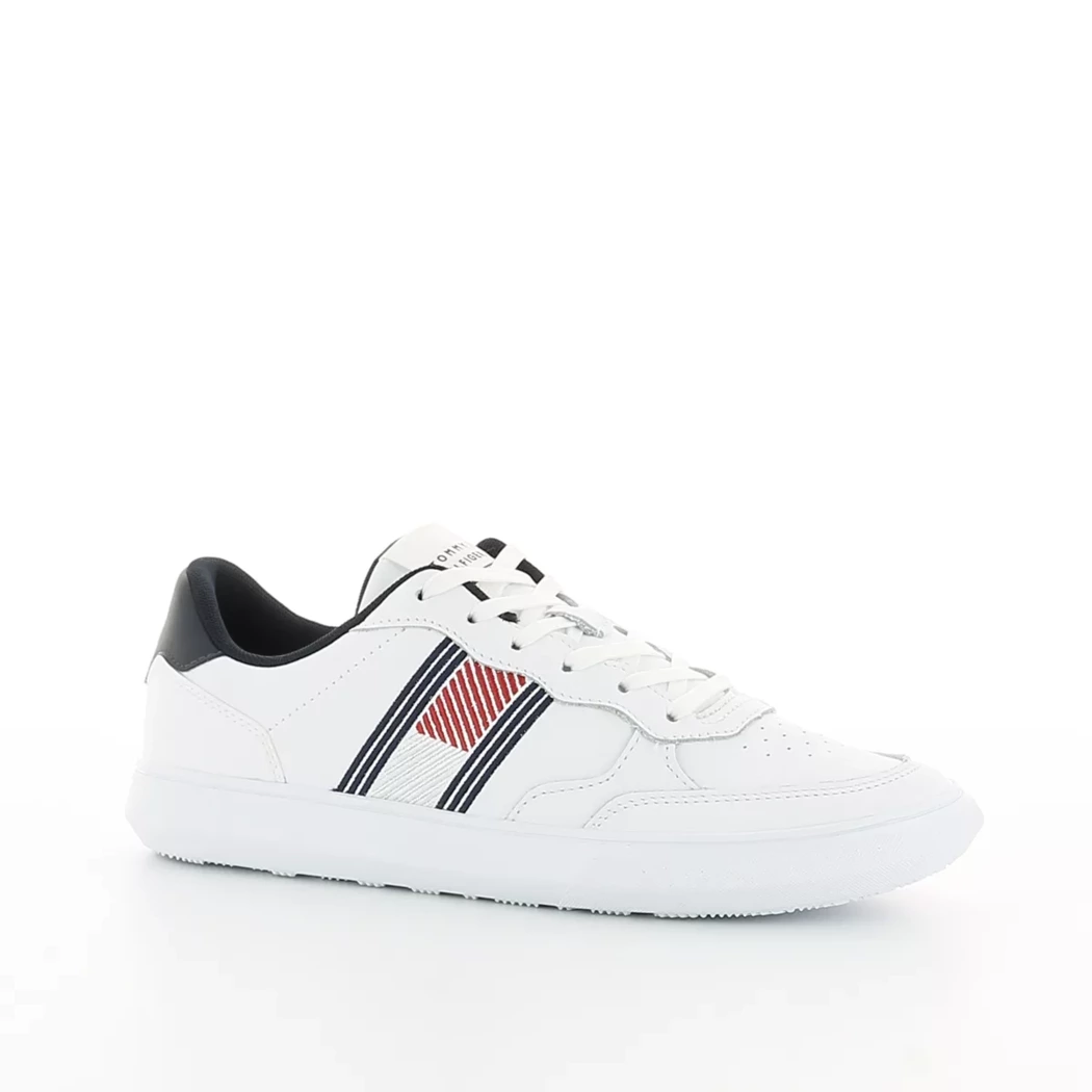 Image (1) de la chaussures Tommy Hilfiger - Baskets Blanc en Cuir