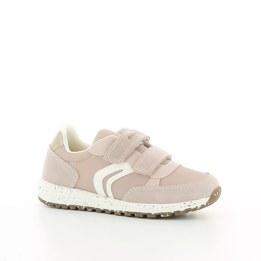 Image (1) de la chaussures Geox - Baskets Rose en Cuir nubuck