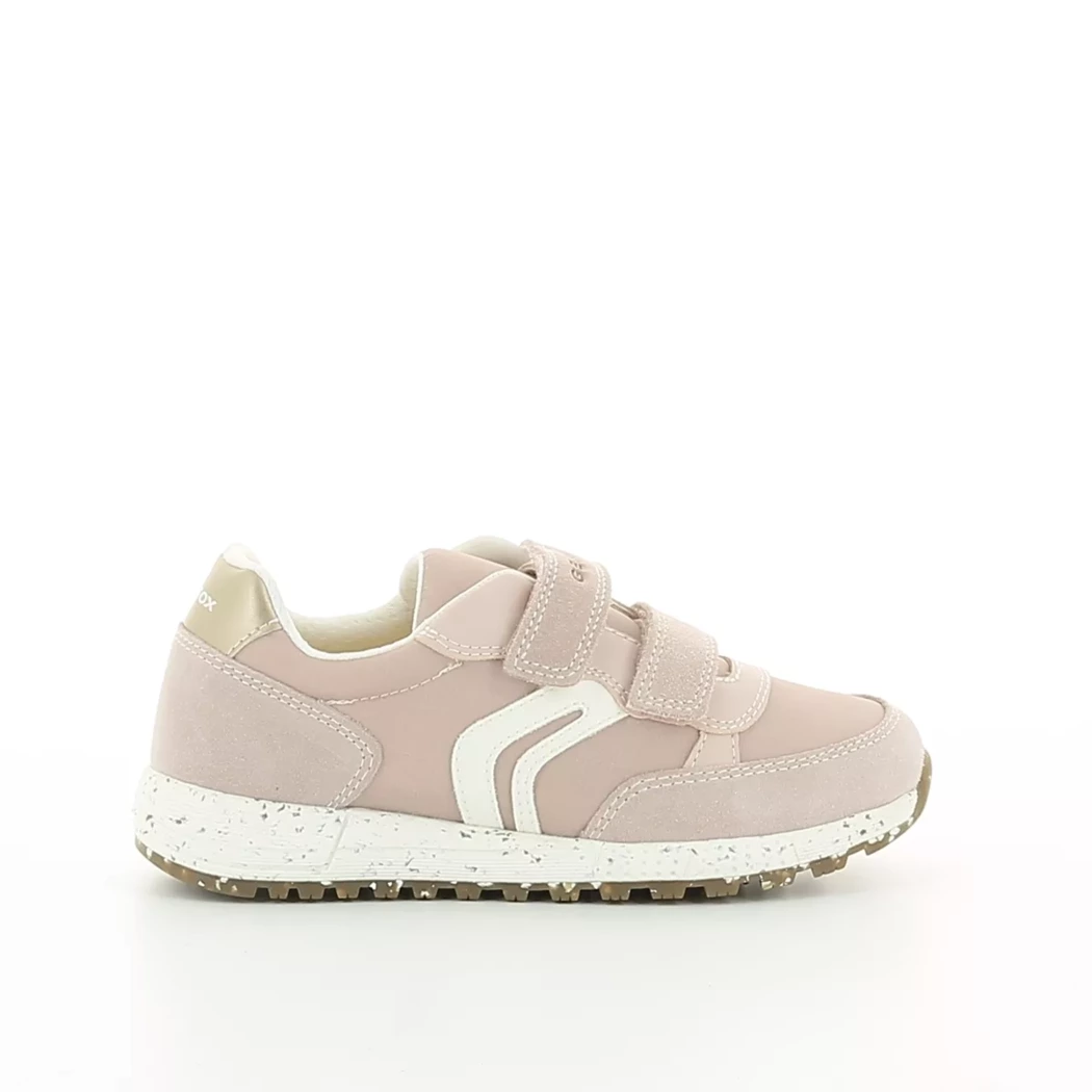 Image (2) de la chaussures Geox - Baskets Rose en Cuir nubuck