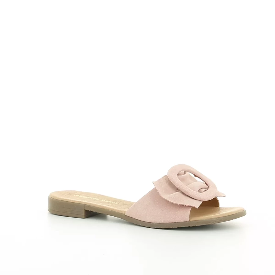 Image (1) de la chaussures Margarita Mariotti - Mules et Sabots Rose en Cuir nubuck