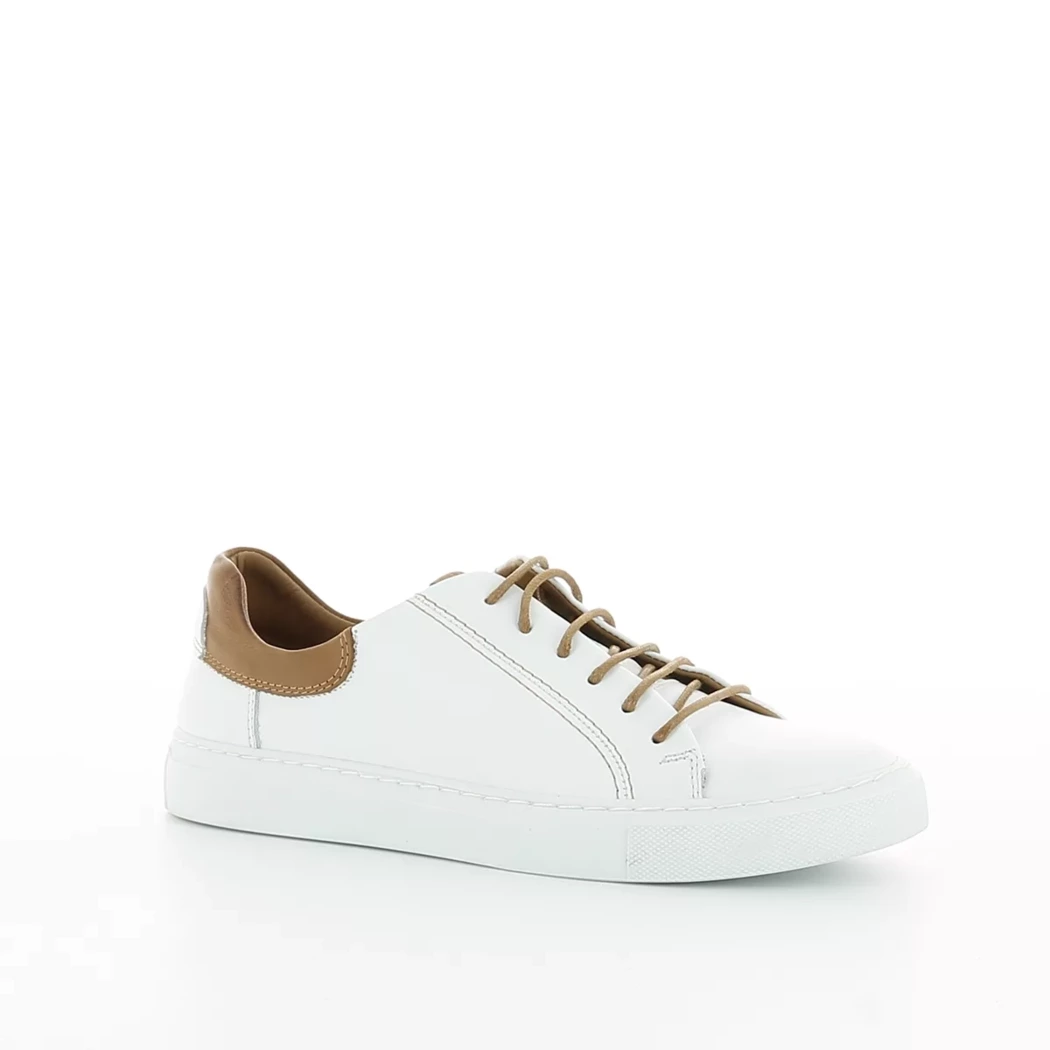 Image (1) de la chaussures Calvin Smith - Baskets Blanc en Cuir