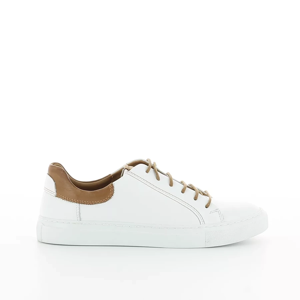 Image (2) de la chaussures Calvin Smith - Baskets Blanc en Cuir