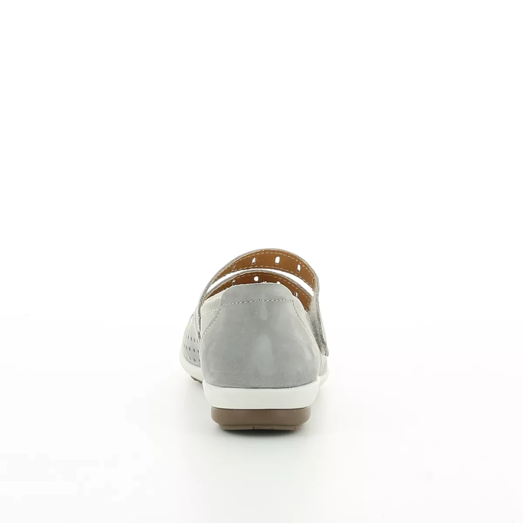 Image (3) de la chaussures Sens - Ballerines Gris en Cuir nubuck