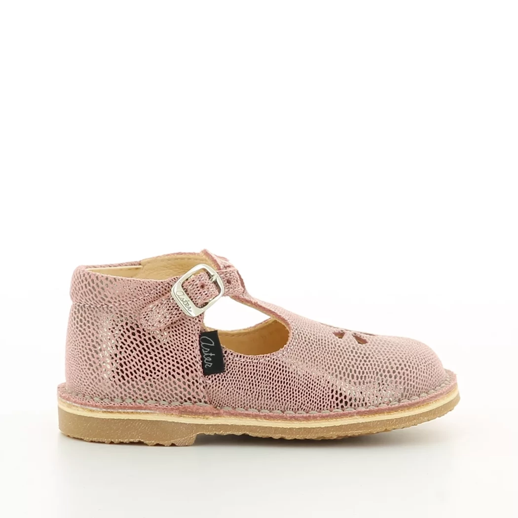 Image (2) de la chaussures Aster - Bottines ouvertes Rose en Cuir