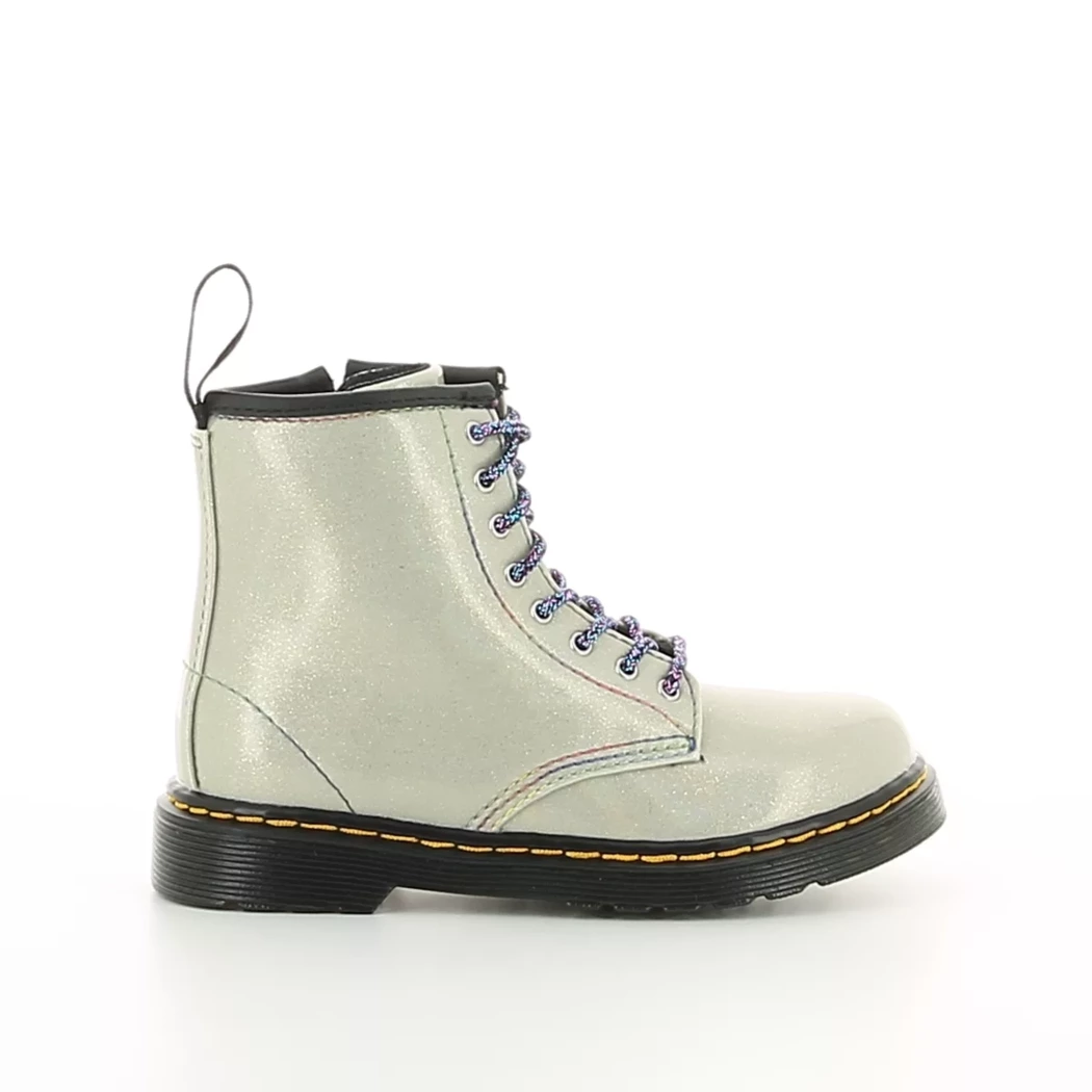 Image (2) de la chaussures Dr. Martens - Bottines Beige en Cuir vernis