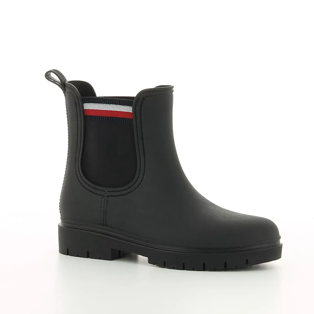 Image (1) de la chaussures Tommy Hilfiger - Boots Noir en Caoutchouc