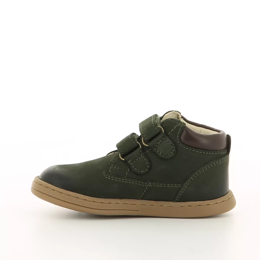 Image (4) de la chaussures Kickers - Bottines Vert en Cuir nubuck