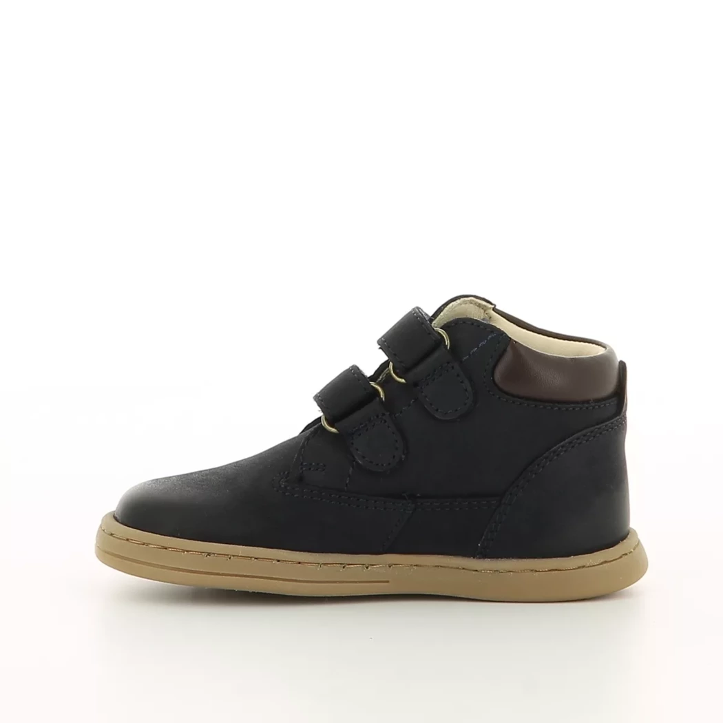 Image (4) de la chaussures Kickers - Bottines Bleu en Cuir nubuck