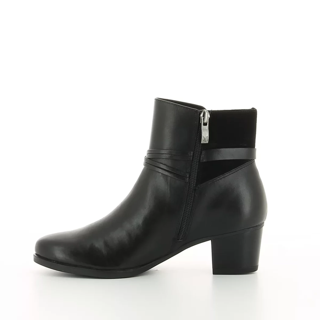 Image (4) de la chaussures Caprice - Boots Noir en Cuir