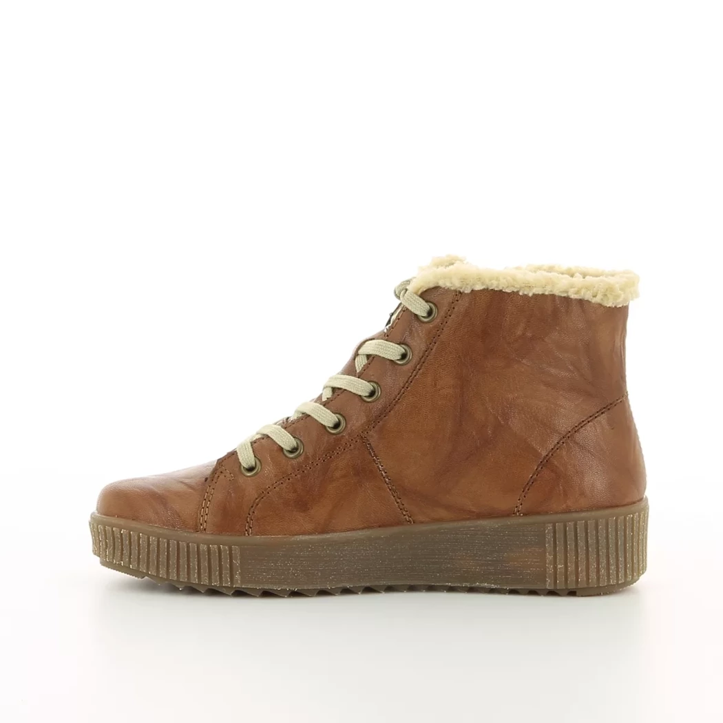 Image (4) de la chaussures Remonte - Bottines Cuir naturel / Cognac en Cuir