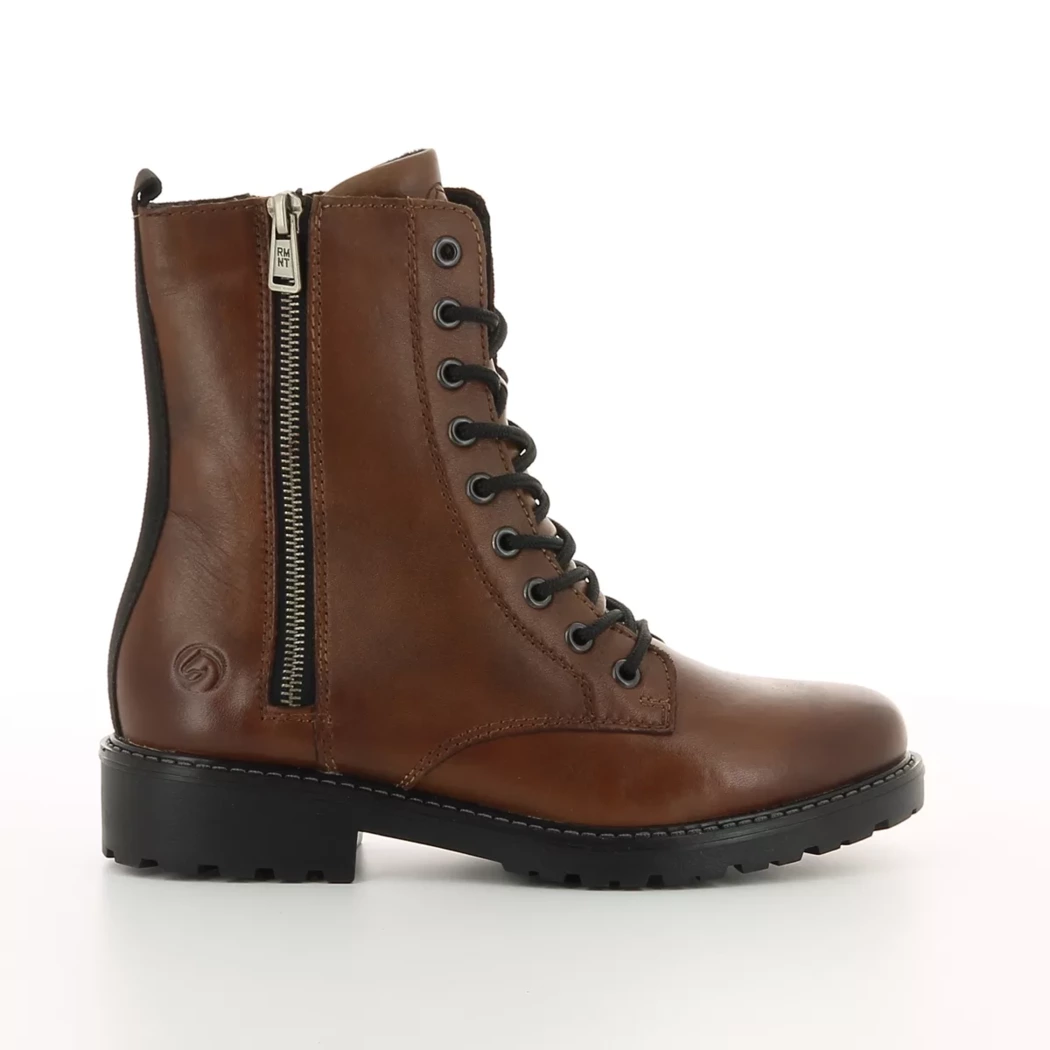 Image (2) de la chaussures Remonte - Bottines Cuir naturel / Cognac en Cuir