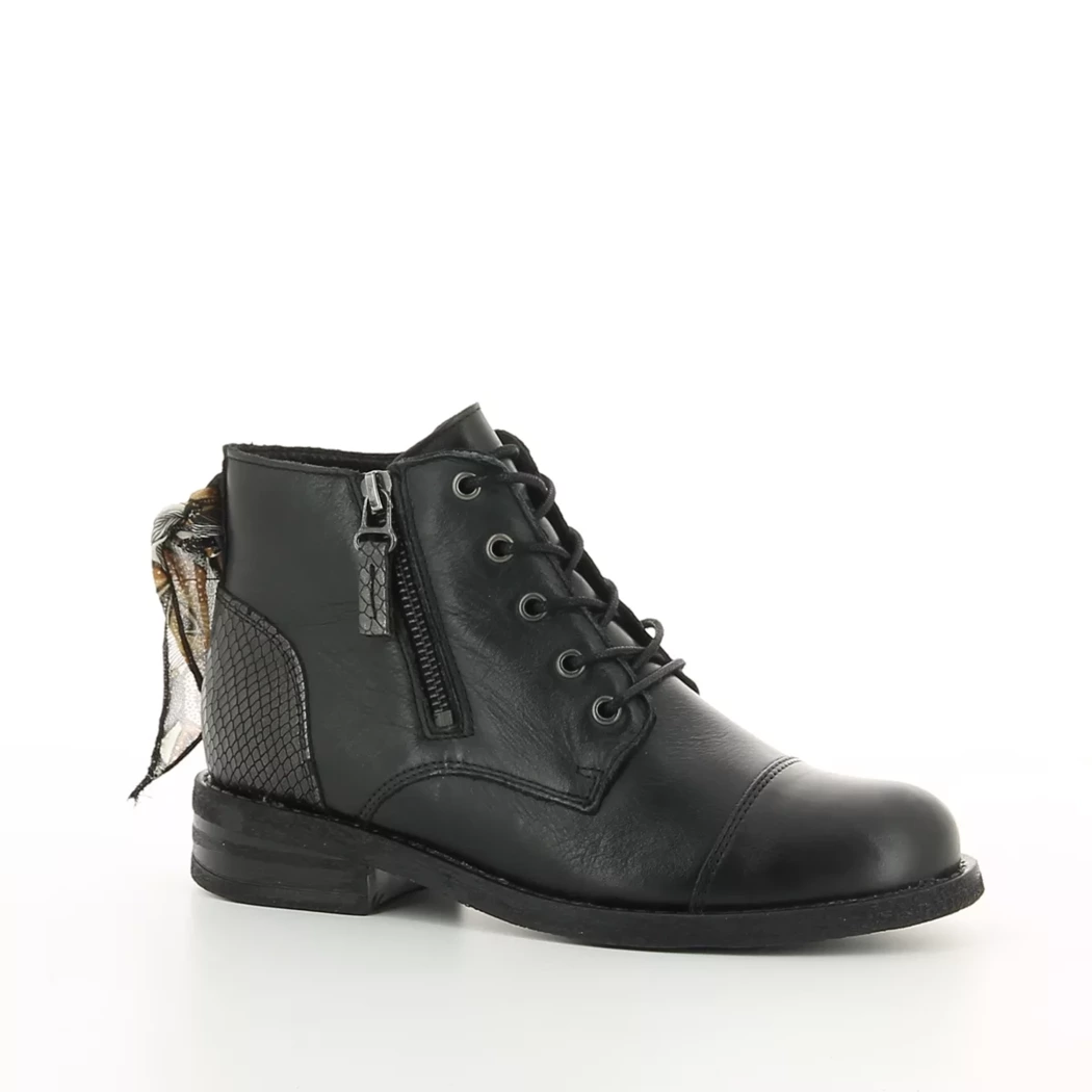 Image (1) de la chaussures Goodstep - Bottines Noir en Cuir