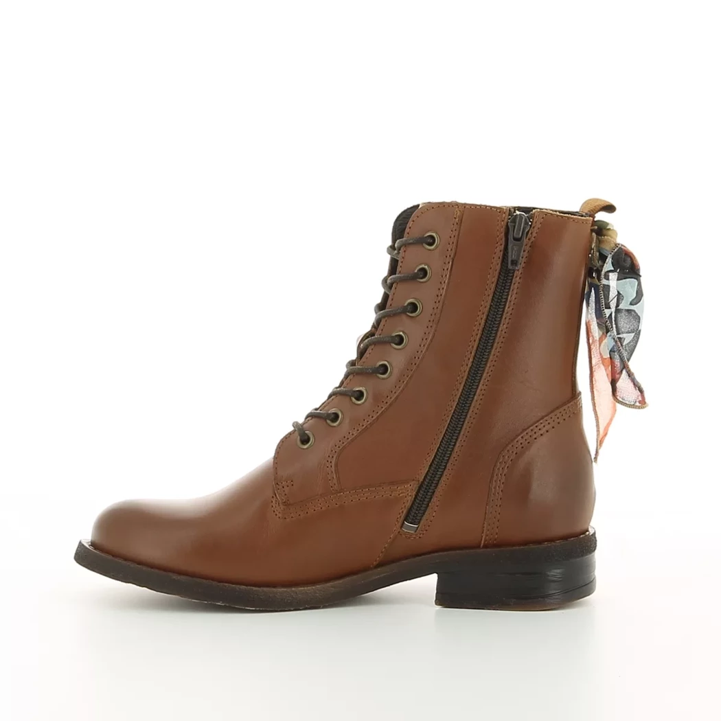 Image (4) de la chaussures Goodstep - Bottines Cuir naturel / Cognac en Cuir