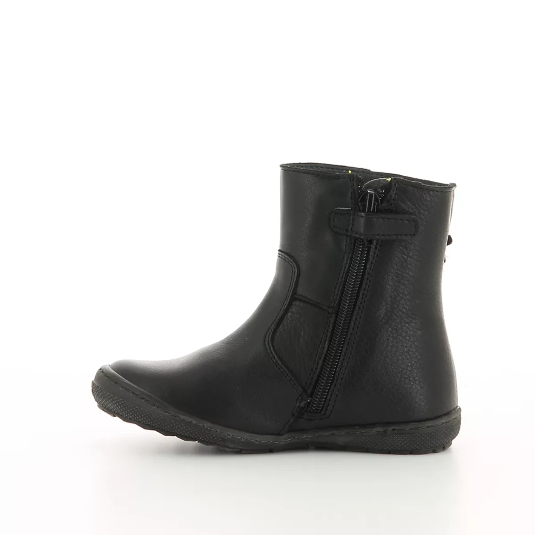 Image (4) de la chaussures Little David - Boots Noir en Cuir