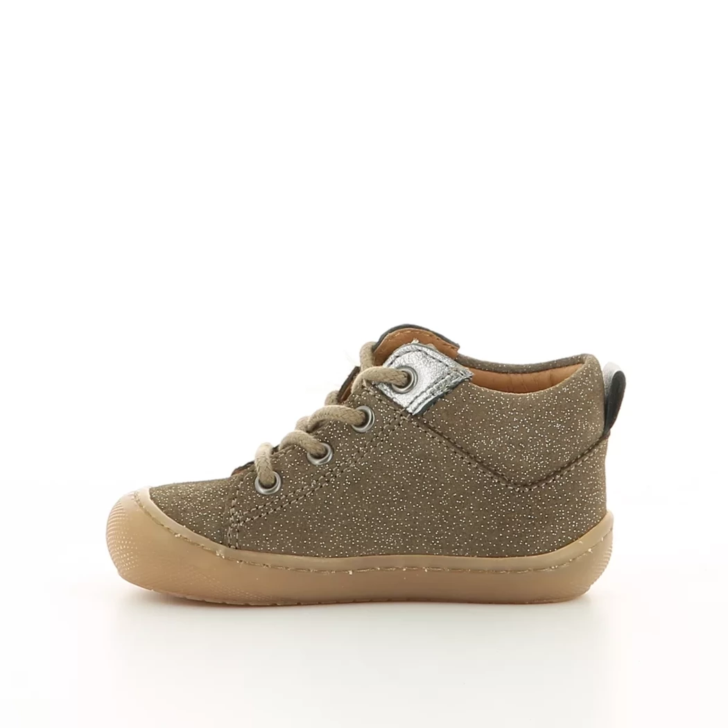 Image (4) de la chaussures Bellamy - Bottines Taupe en Cuir nubuck