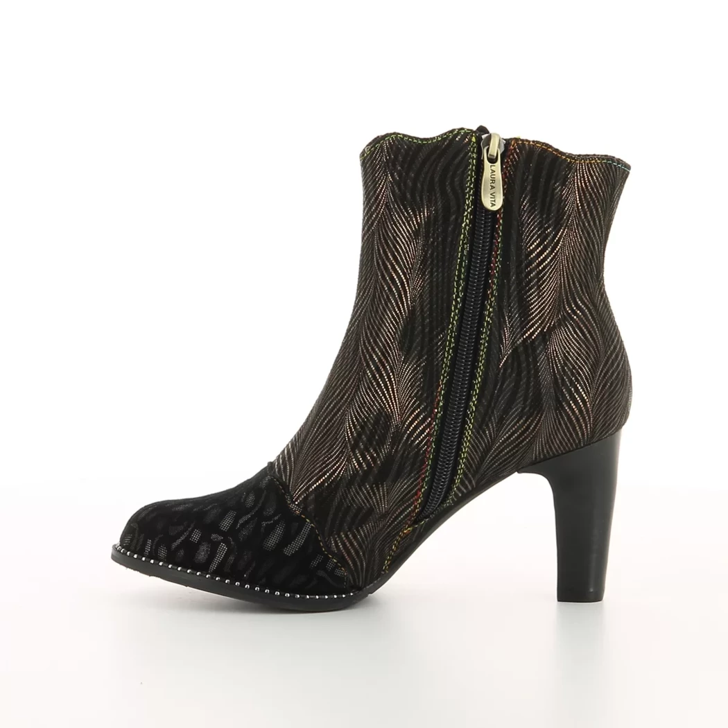 Image (4) de la chaussures Laura Vita - Boots Noir en Cuir nubuck