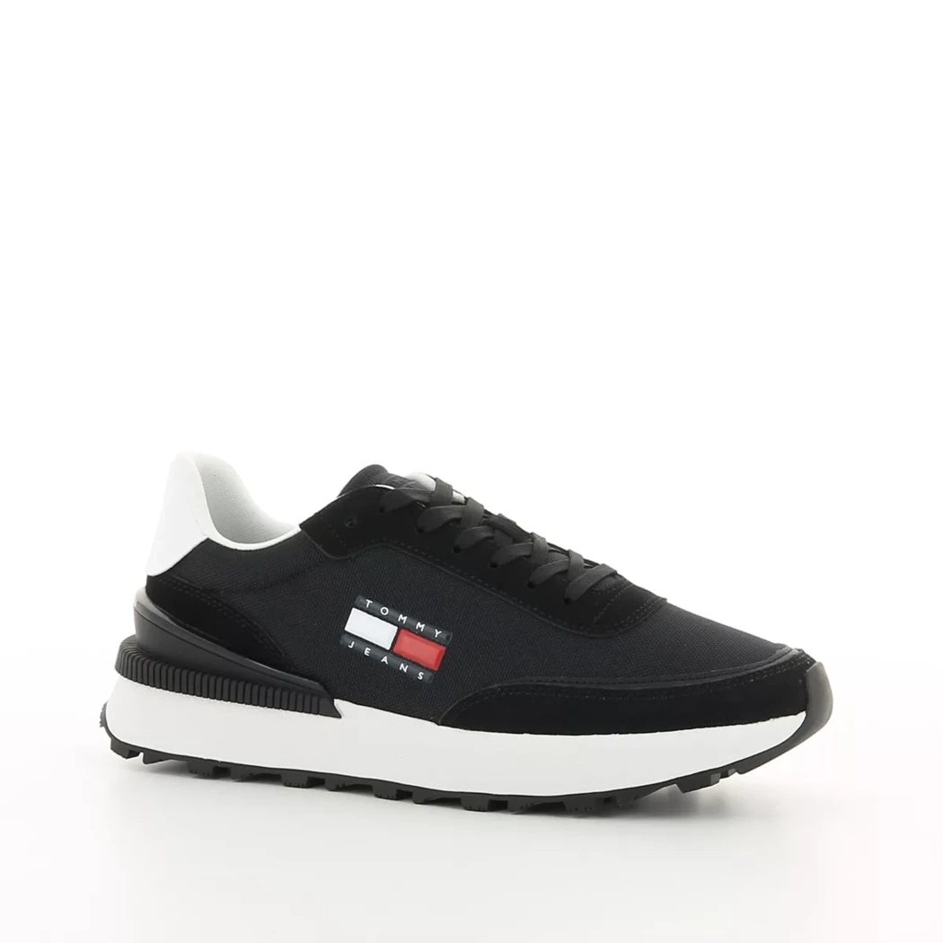 Image (1) de la chaussures Tommy jeans - Baskets Noir en Cuir nubuck