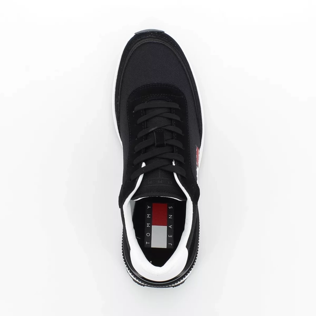 Image (6) de la chaussures Tommy jeans - Baskets Noir en Cuir nubuck