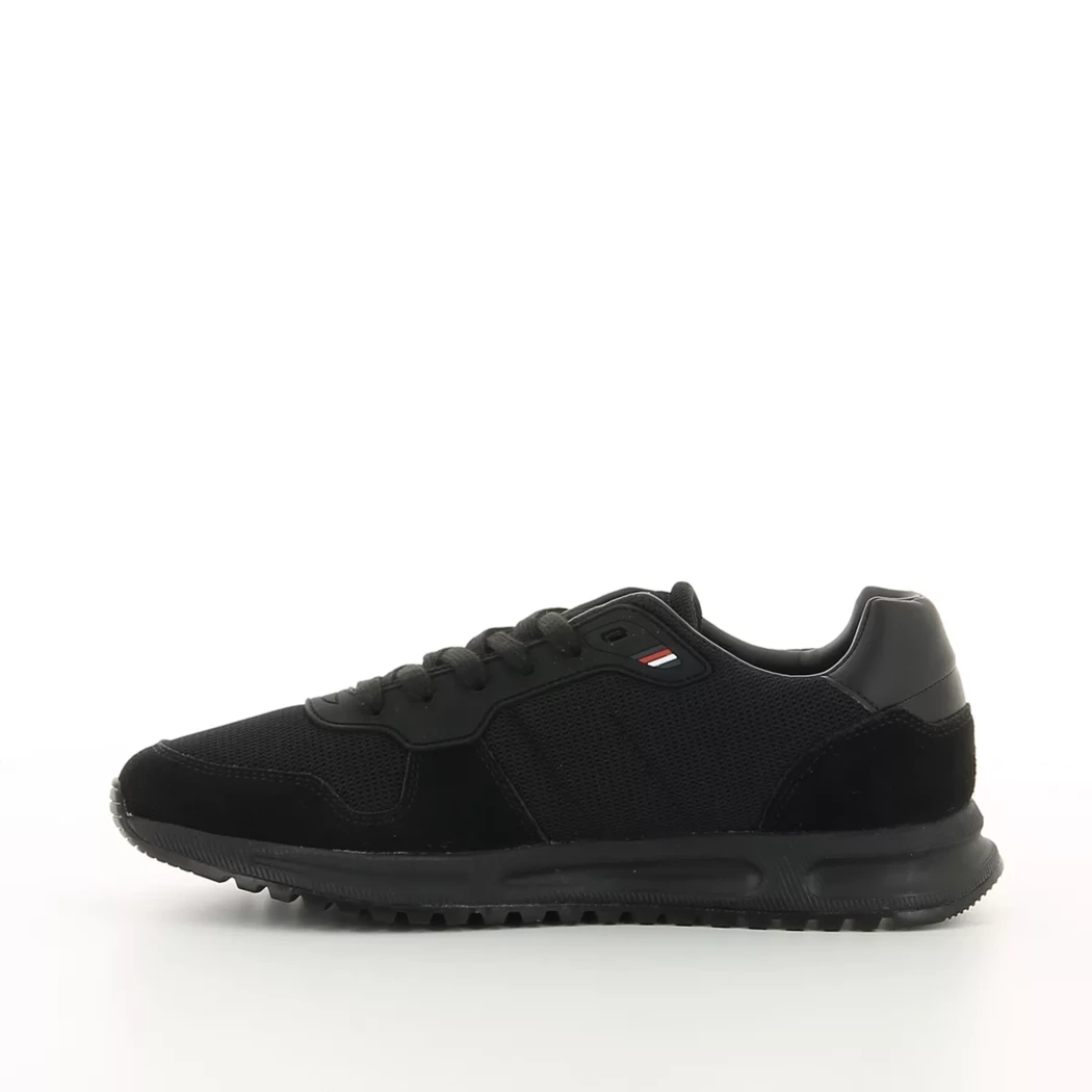 Image (4) de la chaussures Tommy Hilfiger - Baskets Noir en Cuir nubuck