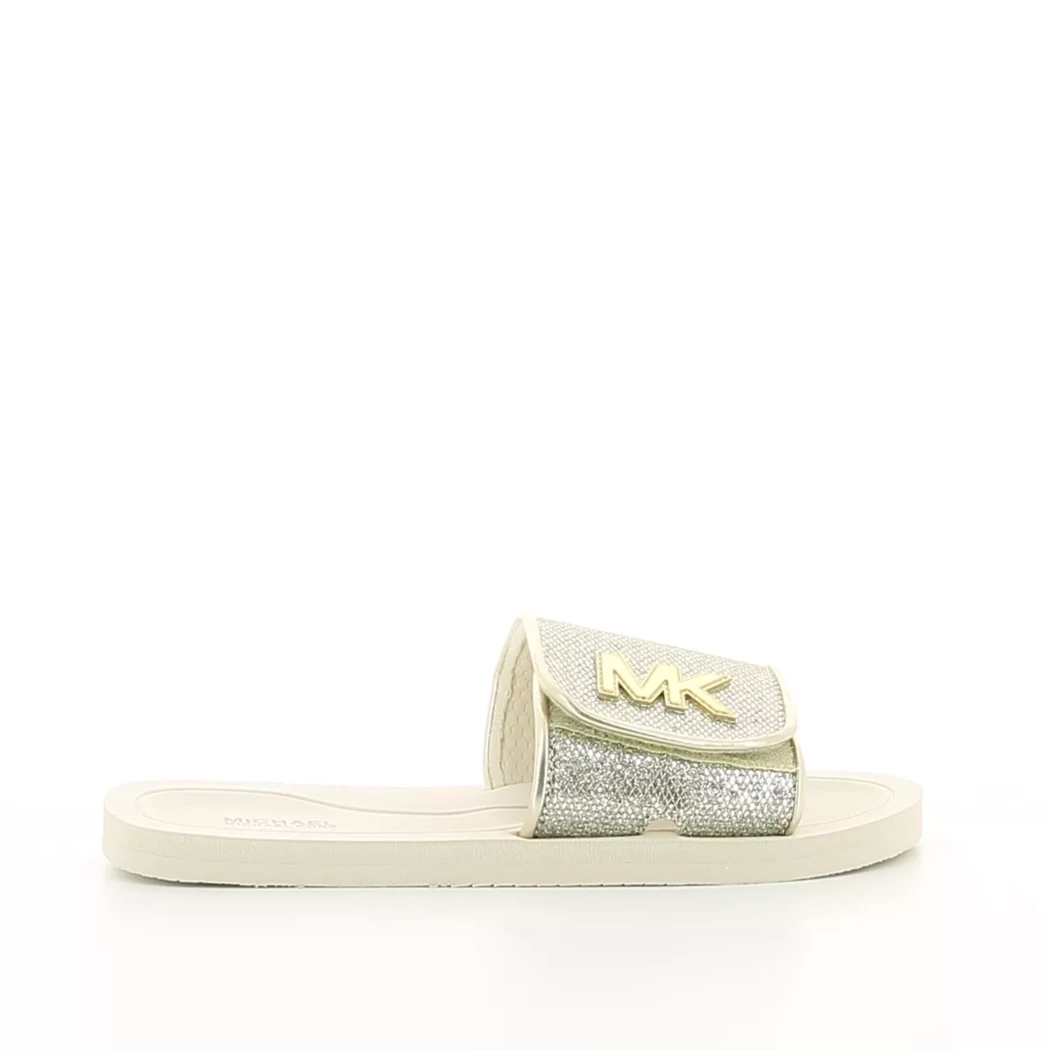 Image (2) de la chaussures Michael Kors Kids - Tongs et Plage Beige en Textile