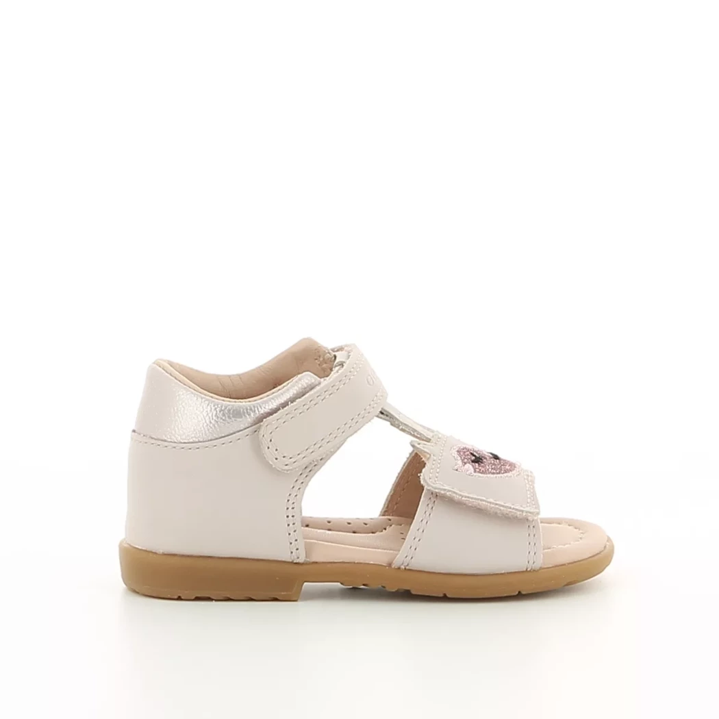 Image (2) de la chaussures Geox - Sandales et Nu-Pieds Rose en Cuir