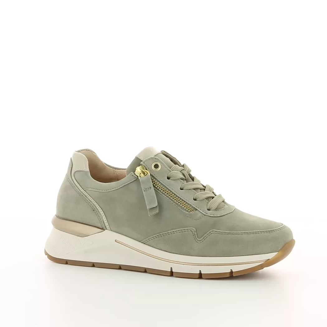 Image (1) de la chaussures Gabor - Baskets Vert en Cuir nubuck