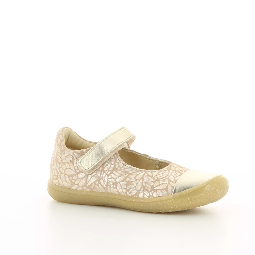 Image (1) de la chaussures Bellamy - Ballerines Rose en Cuir nubuck