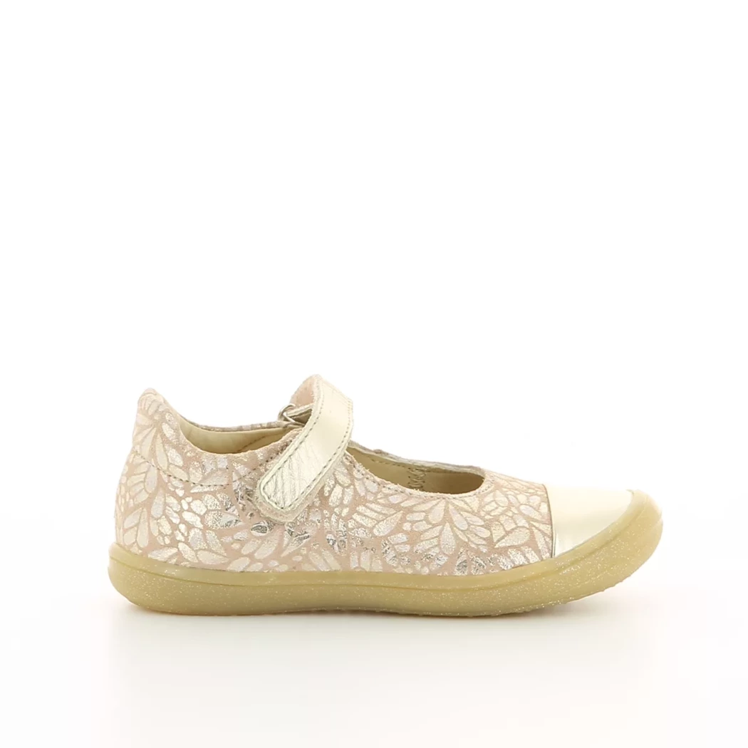 Image (2) de la chaussures Bellamy - Ballerines Rose en Cuir nubuck