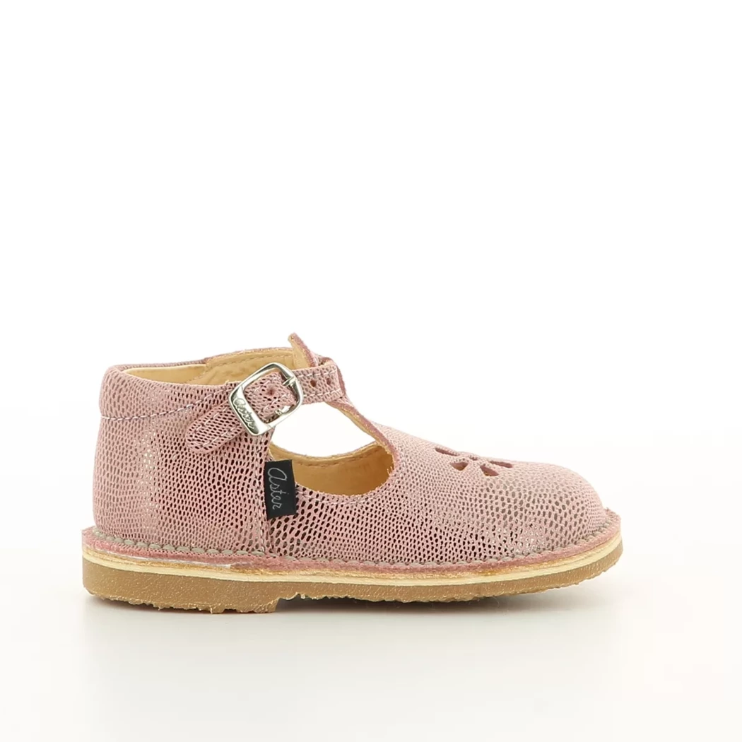 Image (2) de la chaussures Aster - Bottines ouvertes Rose en Cuir