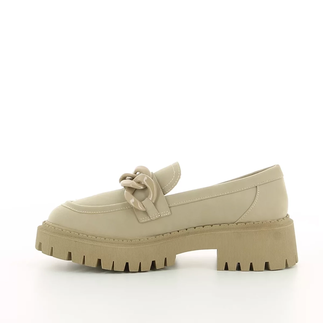 Image (4) de la chaussures Bull Boxer - Mocassins Beige en Cuir nubuck