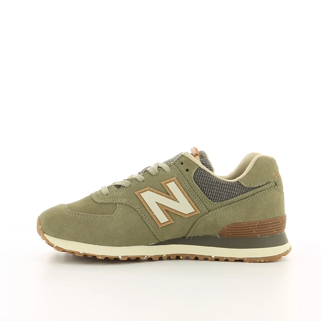 Image (4) de la chaussures New Balance - Baskets Vert en Cuir nubuck