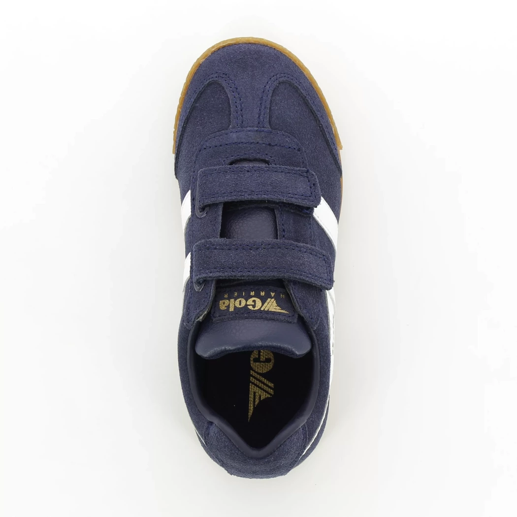 Image (6) de la chaussures Gola - Baskets Bleu en Cuir nubuck