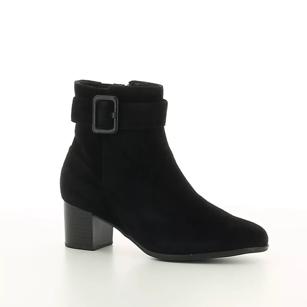 Image (1) de la chaussures Clarks - Boots Noir en Cuir nubuck