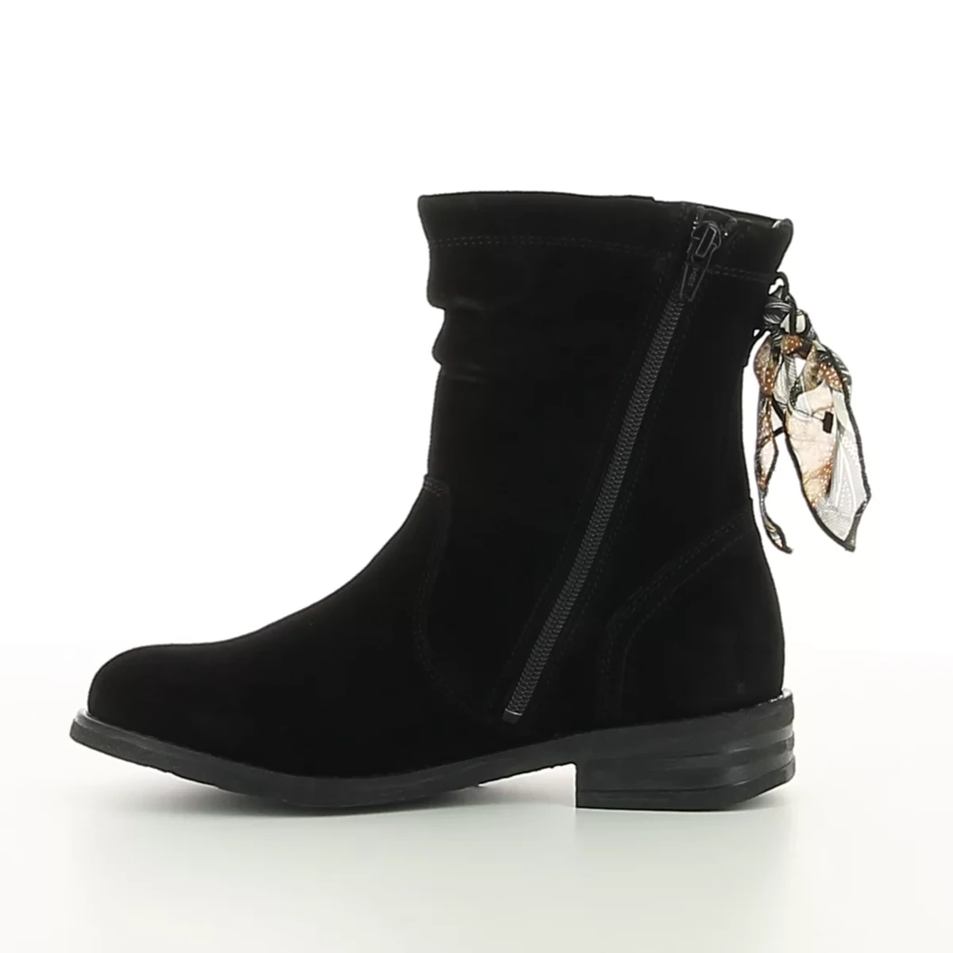 Image (4) de la chaussures Goodstep - Boots Noir en Cuir nubuck