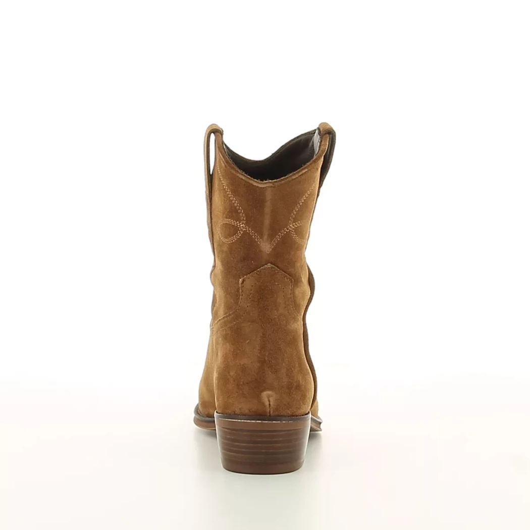 Image (3) de la chaussures Alpe - Boots Cuir naturel / Cognac en Cuir nubuck