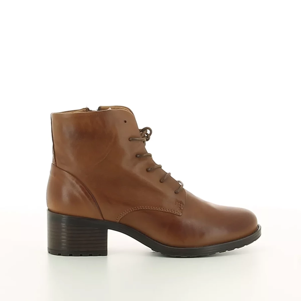 Image (2) de la chaussures Miz Mooz - Bottines Cuir naturel / Cognac en Cuir