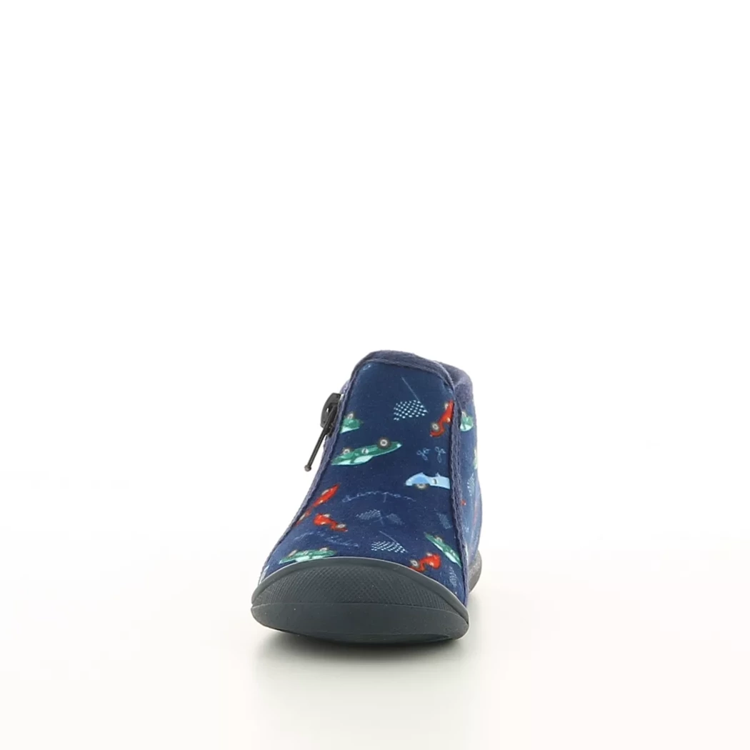 Image (5) de la chaussures Bellamy - Pantoufles et Chaussons Bleu en Textile