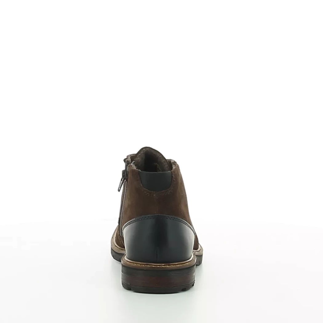 Image (3) de la chaussures Bugatti - Bottines Marron en Cuir nubuck