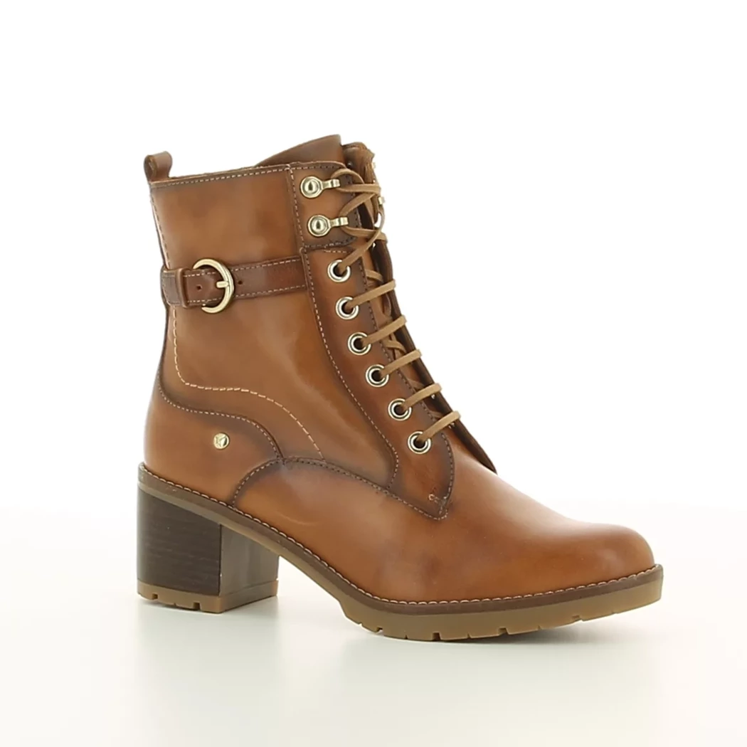 Image (1) de la chaussures Pikolinos - Bottines Cuir naturel / Cognac en 