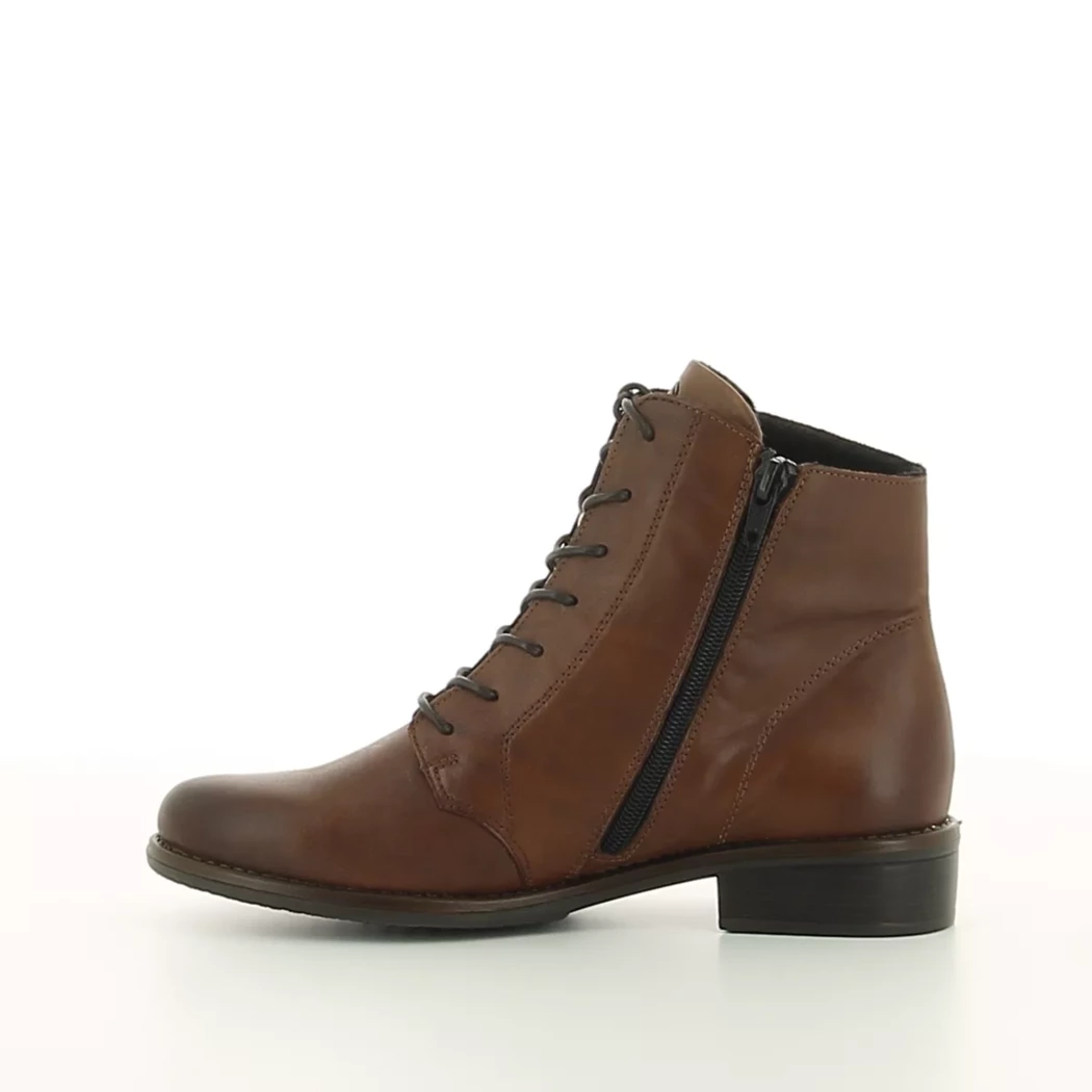 Image (4) de la chaussures Remonte - Bottines Cuir naturel / Cognac en Cuir