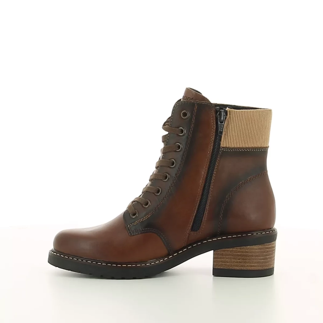 Image (4) de la chaussures Remonte - Bottines Cuir naturel / Cognac en Cuir