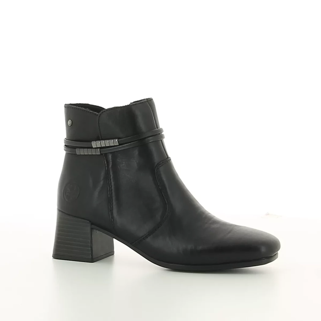 Image (1) de la chaussures Rieker - Boots Noir en Cuir