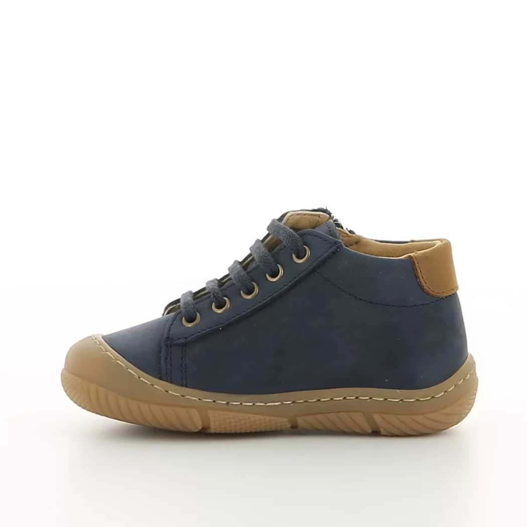 Image (4) de la chaussures Bopy - Bottines Bleu en Cuir nubuck