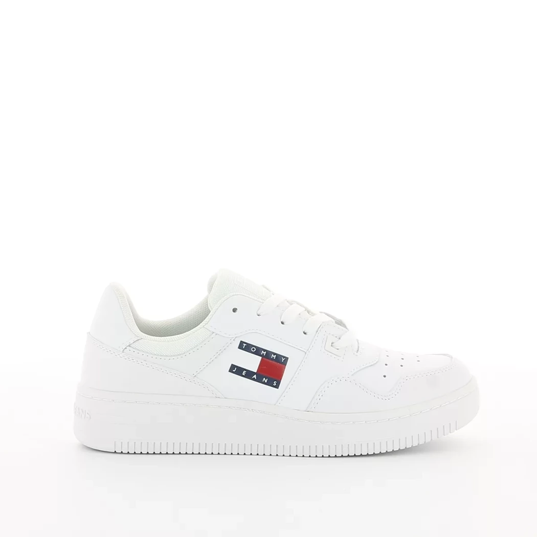 Image (2) de la chaussures Tommy jeans - Baskets Blanc en Cuir