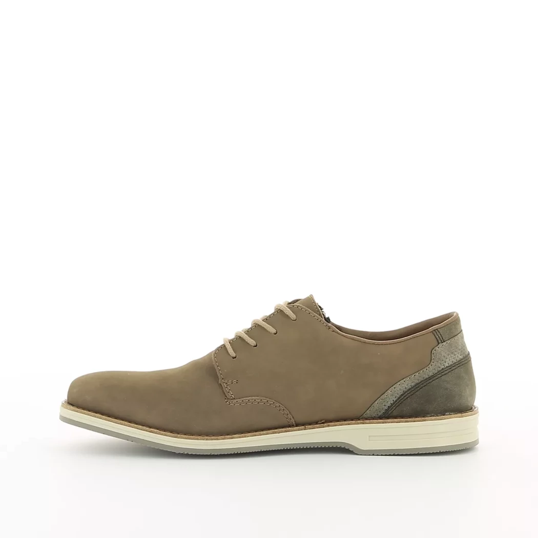 Image (4) de la chaussures Rieker - Chaussures à lacets Taupe en Cuir nubuck