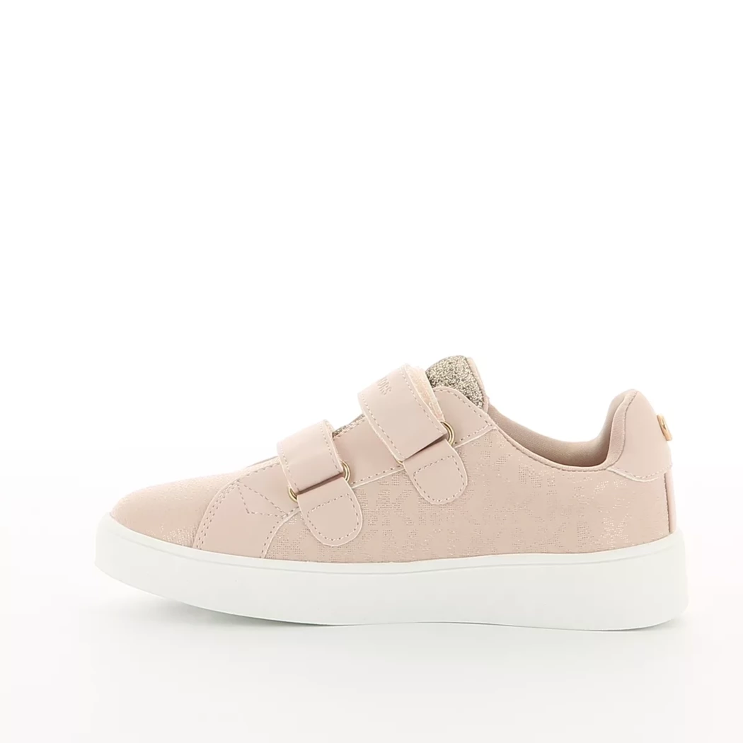 Image (4) de la chaussures Michael Kors Kids - Baskets Rose en Cuir synthétique