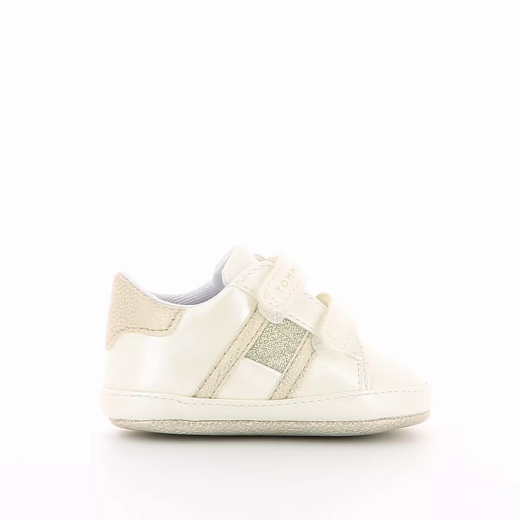 Image (2) de la chaussures Tommy Hilfiger - Chaussons bébé Blanc en Cuir synthétique