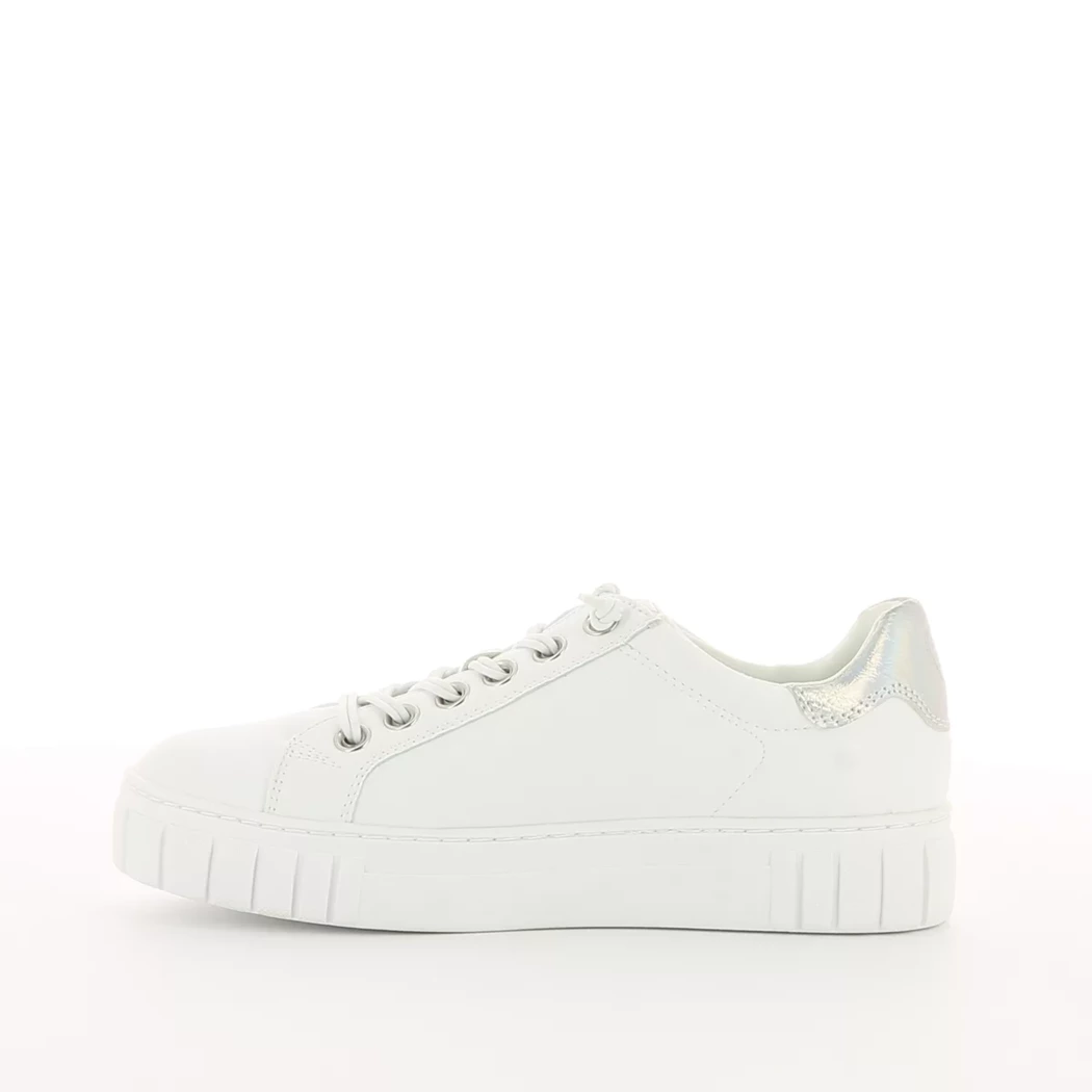 Image (4) de la chaussures Marco Tozzi - Baskets Blanc en Cuir synthétique