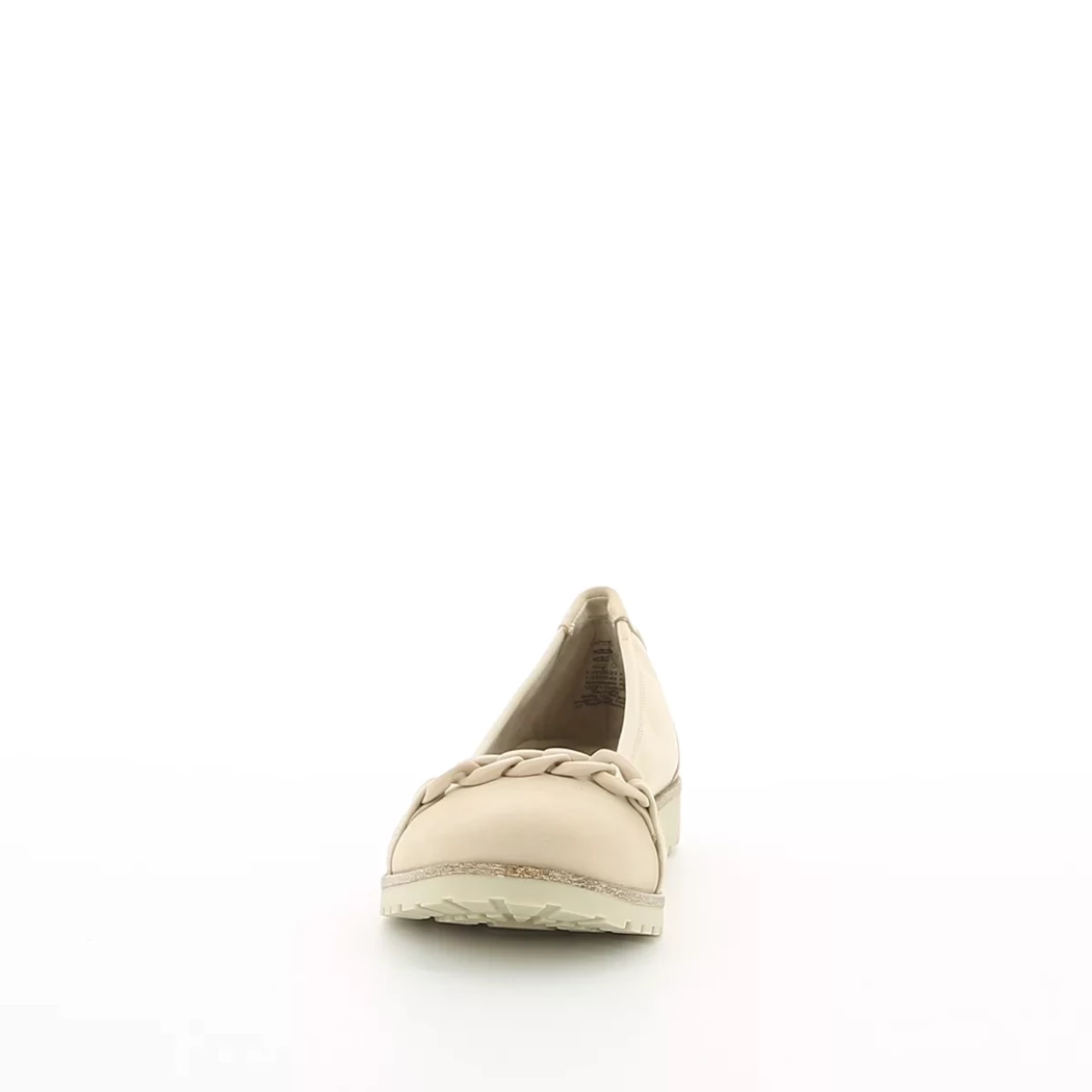 Image (5) de la chaussures Tamaris - Ballerines Beige en Cuir