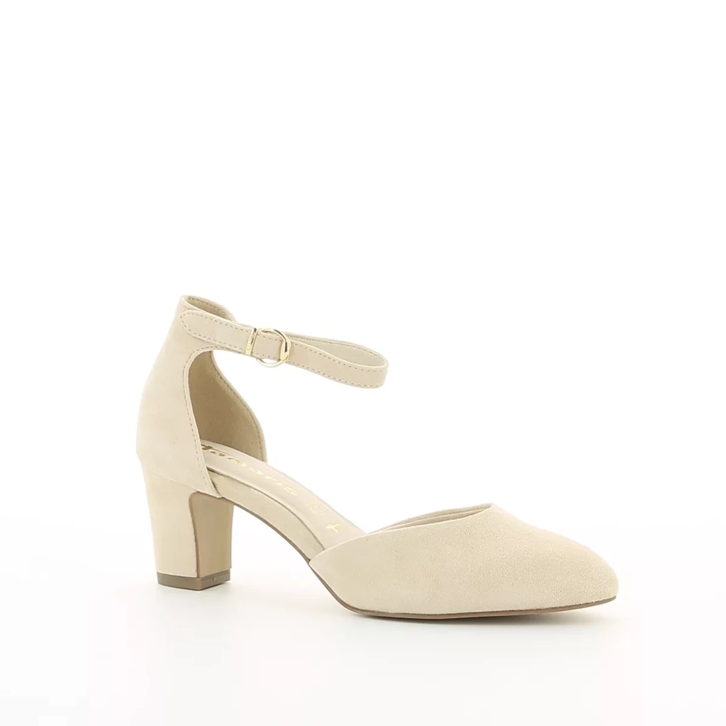 Image (1) de la chaussures Tamaris - Escarpins Beige en Cuir